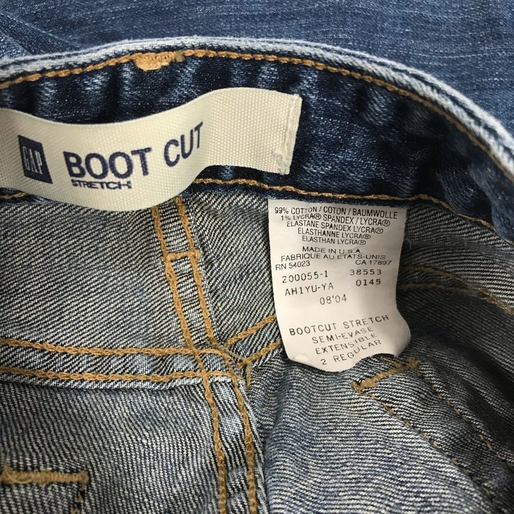 Gap Bootcut Stretch Jeans Blue Size 2 - Picture 5 of 6